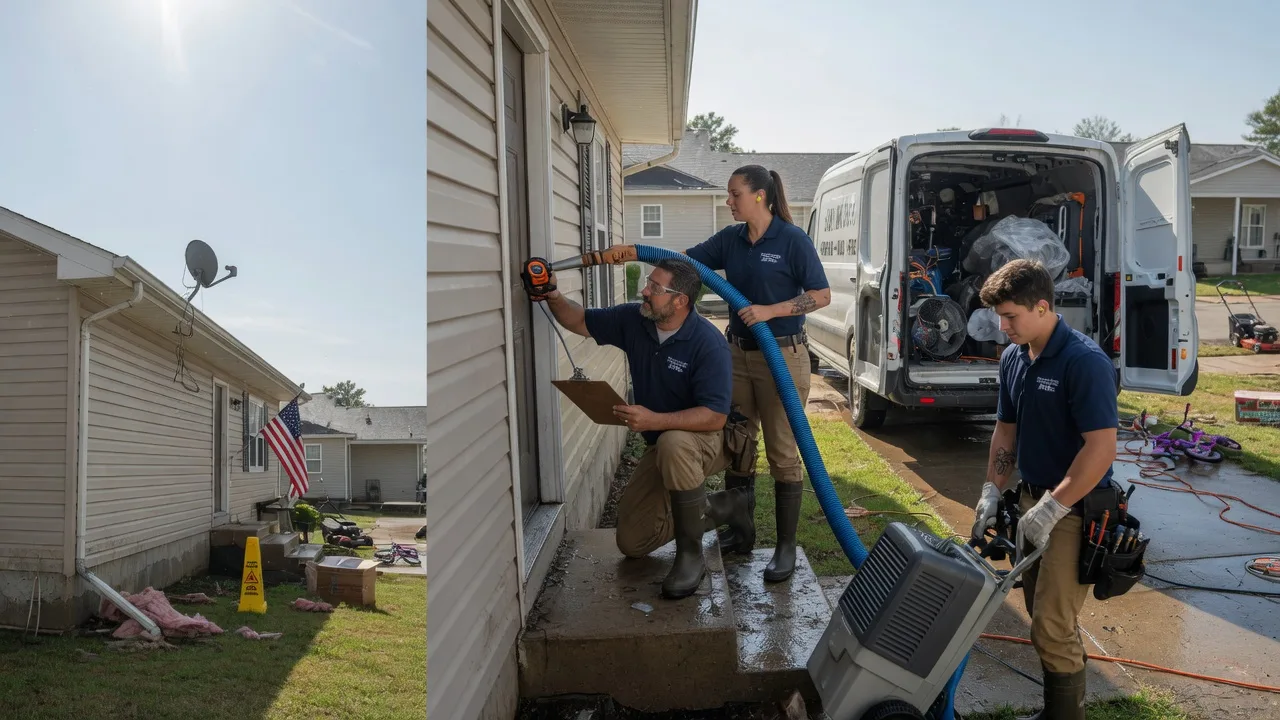 Ceiling Water Damage Restoration in Newport, NJ near me